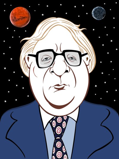 Ray Bradbury, 2019 (digitalt) av Neale Osborne