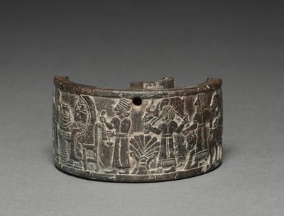 Bankettpyxis, 800-750 f.Kr. (steatit) av Neo Hittite