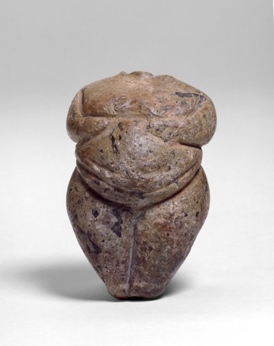 Huvudlös stående figur från Cukurdent, neolitisk tid. c.3:e årtusendet f.Kr. (kalksten) av Neolithic