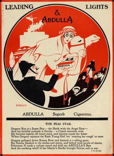 Abdulla cigaretter, 1920-talet av Nerman