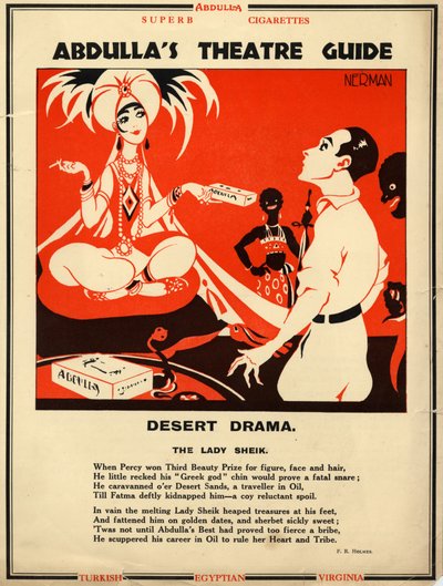 Abdulla cigaretter, 1928 av Nerman