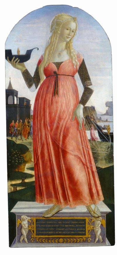 Claudia Fifth, ca. 14901495. av Neroccio de Landi