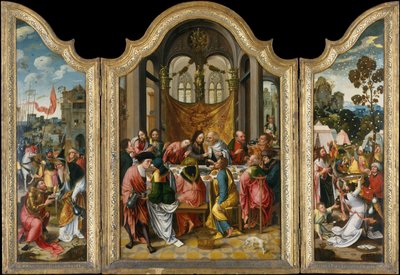 Den sista måltiden, 1515-20. av Netherlandish