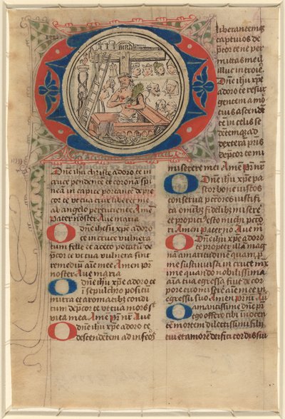 Kristus som sorgens man av Netherlandish 15th Century