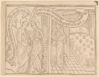 Sida från "Song of Songs": 2nd Edition av Netherlandish 15th Century