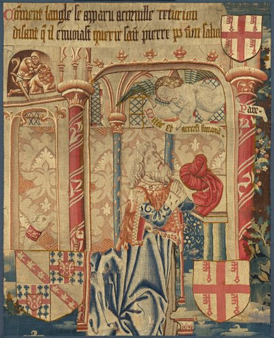 Centurionen Cornelius vision av Netherlandish 15th Century