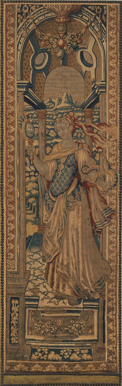 De fyra kardinaldygderna: försiktighet av Netherlandish 16th Century