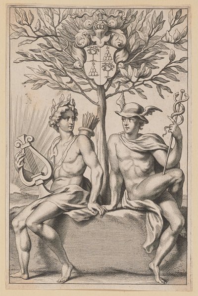 Titelsida för Philomathi Musae Juveniles av Netherlandish 17th Century after Sir Peter Paul Rubens