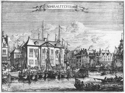 Amiralitetshuset i Rotterdam av Netherlandish School
