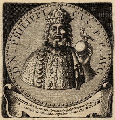 Bysantinske kejsaren Philippikos. av Netherlandish School