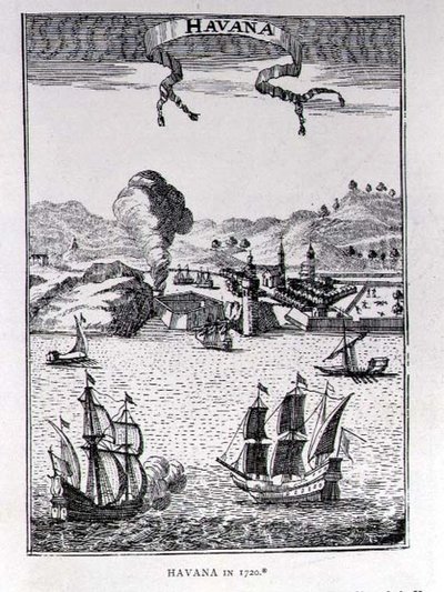 Havanna, från Gages Voyages, Amsterdam, 1720 av Netherlandish School