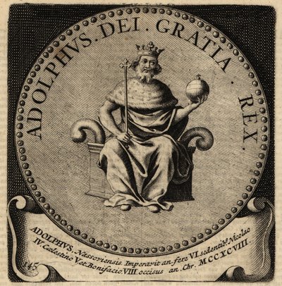 Helige romerske kejsaren Adolf. av Netherlandish School