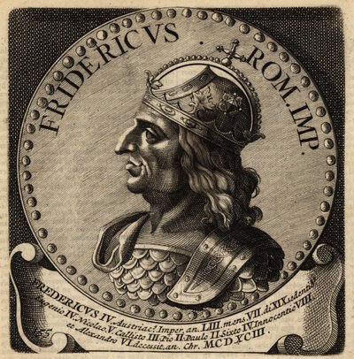 Helige romerske kejsaren Fredrik III. av Netherlandish School