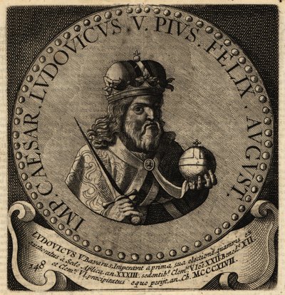 Helige romerske kejsaren Ludvig IV. av Netherlandish School