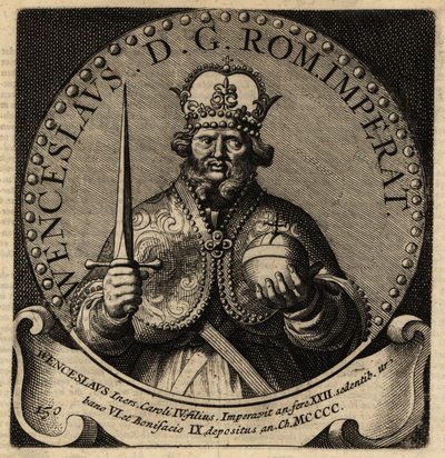Helige romerske kejsaren Wenceslaus IV. av Netherlandish School