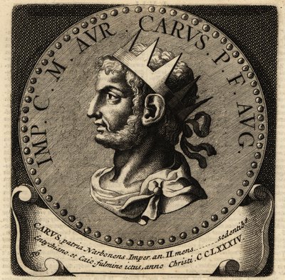 Porträtt av den romerske kejsaren Carus. av Netherlandish School