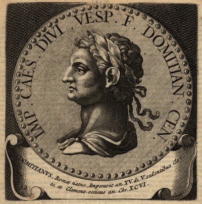 Porträtt av den romerske kejsaren Domitianus. av Netherlandish School