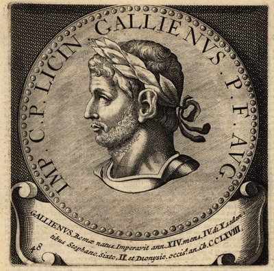 Porträtt av den romerske kejsaren Gallienus. av Netherlandish School