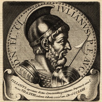 Porträtt av den romerske kejsaren Julian. av Netherlandish School