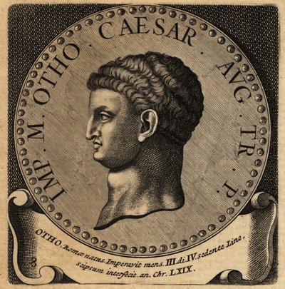 Porträtt av den romerske kejsaren Otho. av Netherlandish School