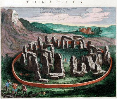 Utsikt över Stonehenge av Netherlandish School