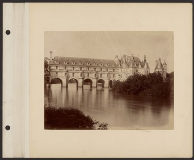 Chateau de Chenonceau, östra fasaden av Neurdein freres