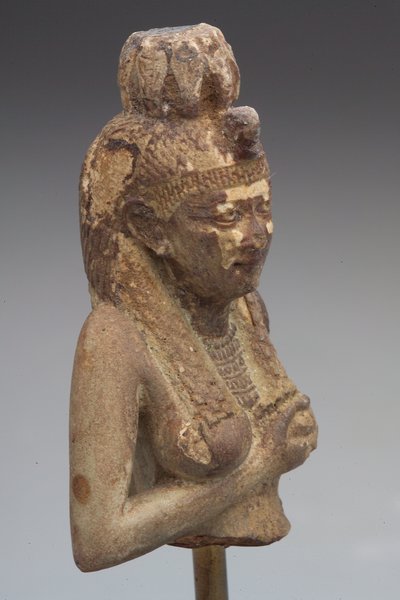 Isis, Nya kungariket (1550-1085 f.Kr.) (sten) av New Kingdom Egyptian