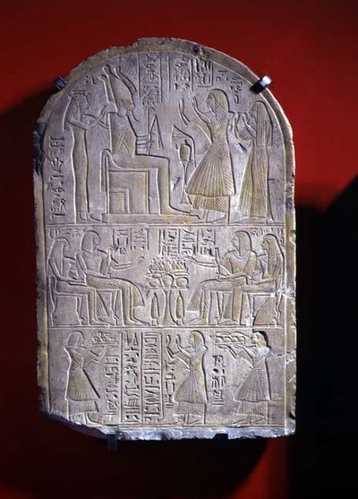 Stela av Iuny (sten) av New Kingdom Egyptian
