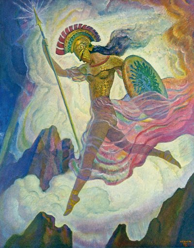 Athene av Newell Convers Wyeth