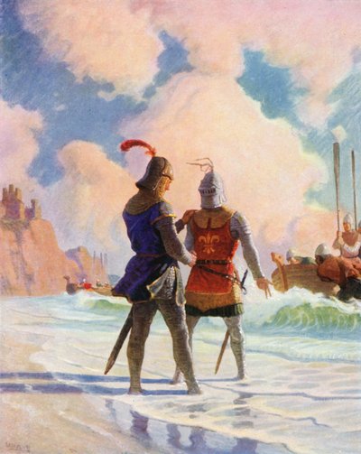 Bruce på Beachswed av Newell Convers Wyeth