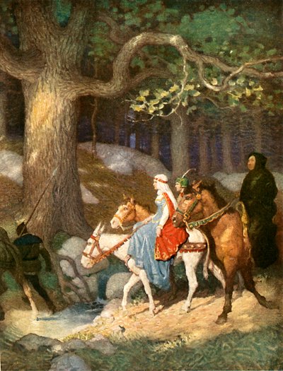 Atunuu o loo agai atu i le Tourneyswed av Newell Convers Wyeth