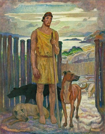 Eumaeus, svinherden av Newell Convers Wyeth