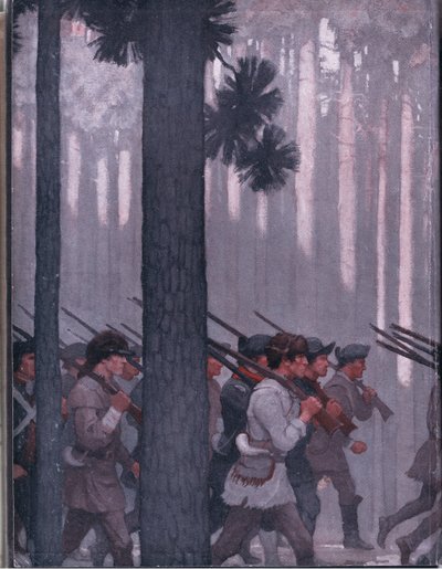 Design på insidan av omslaget, 1928 av Newell Convers Wyeth