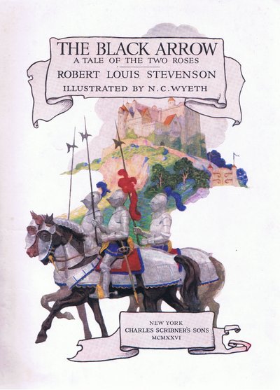 The Black Arrow titelsida av Newell Convers Wyeth