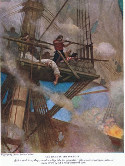 Kampen om toppen, 1928 av Newell Convers Wyeth