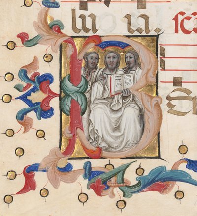 Inledande B: Treenigheten av Niccolò di Giacomo da Bologna