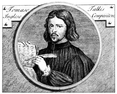 Thomas Tallis, c1505-1585, engelsk organist och kompositör, 1700 av Niccolo Francesco Haym