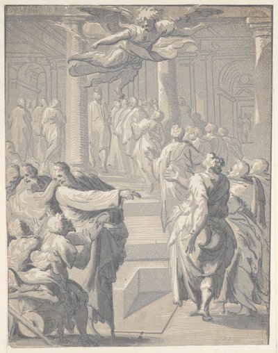Kristus helade den förlamade, 1540-50., 1540-50. av Niccolo Vicentino