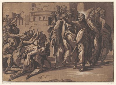 Kristus botar spetälska av Niccolo Vicentino