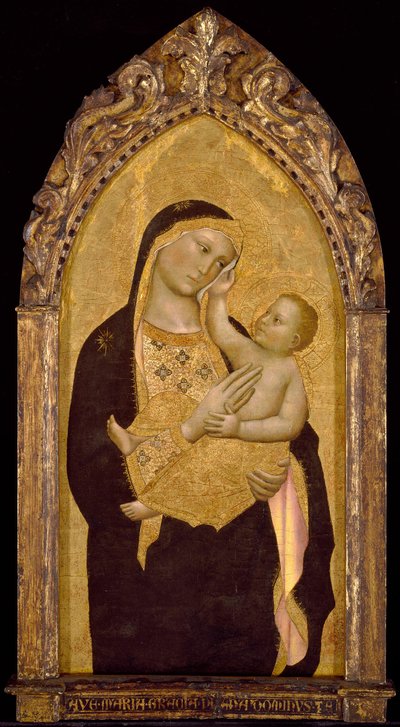 Jungfru med barn av Niccolo di Pietro Gerini
