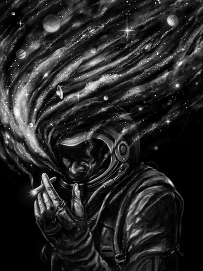 Astronauten Cosmic Smoke av Nicebleed