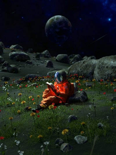 Astronautens utomjordiska trädgård av Nicebleed