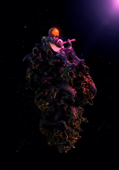 Astronautens kosmiska serenad av Nicebleed