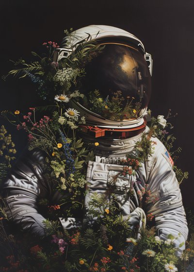 Blommande astronaut av Nicebleed