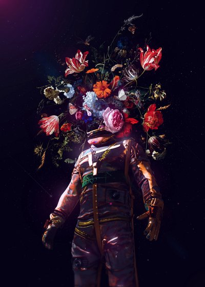Kosmisk trädgårdsastronaut av Nicebleed