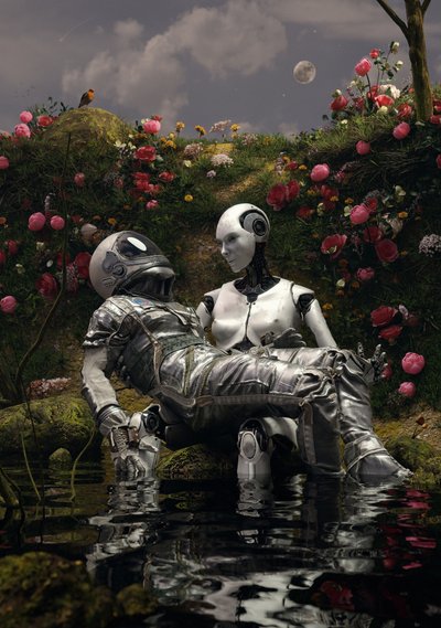 En robotkram i månskenet av Nicebleed