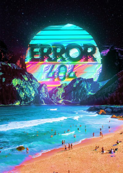 Vaporwave Error Beach av Nicebleed