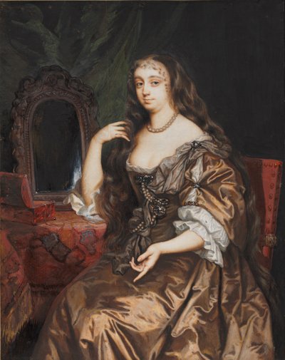 Porträtt av Anne Hyde, hertiginna av York, ca. 1662. av Nicholas Dixon
