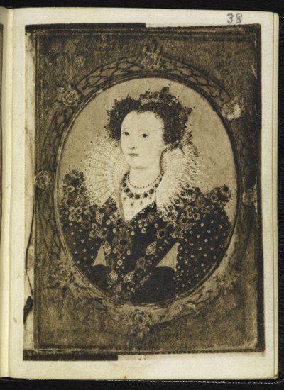Drottning Elizabeth I (miniatyr) av Nicholas Hilliard