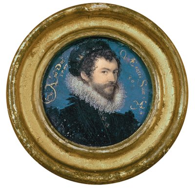 Självporträtt vid 30 års ålder, 1577 av Nicholas Hilliard